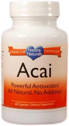 Nature Naturals Acai, pure natural Weight Loss and fat burning - Super High Potency - Fast Absorbing