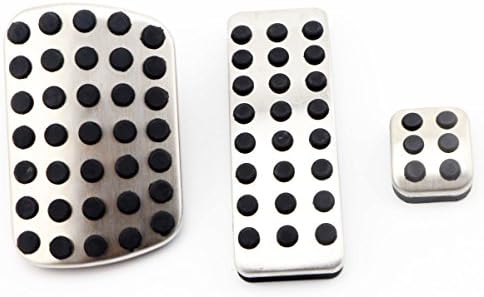 Stainless Steel Sport Pedal Pads for Mercedes Benz M GL R Class AMG 164300082 / 1702900182 / 1644300084