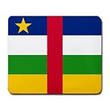 Central African Republic Flag Mouse Pad