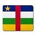 Central African Republic Flag Mouse Pad