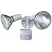 Heath Zenith SL-5411-WH 150-Degree Motion-Sensing Twin Flood Security Light, White