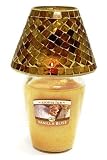 Aroma Lux Jar Candle with Mosaic Glass Shade - Vanilla Bliss