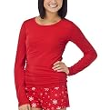 Xhilaration&reg; Long Sleeve Tissue Sleep Tee - Red