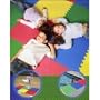 Multi-Purpose Reversible (Bright Colors or Neutral Charcoal) Foam Floor Mats (BIG Tiles 25" x 25" x .53"!!!), Anti-fatigue Mat, for Business, Home, Basement, Workshop, Kitchen, Children's Rooms (Child Safe), Pool Area, Gym and Exercise, Gardens, Garage, Laundry Rooms, Etc.