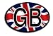 United Kingdom - Wavy Oval Decals