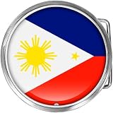 Philippines Flag Belt Buckle
