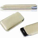 Genuine Slim Leather Case for Apple iPhone 4 4G White