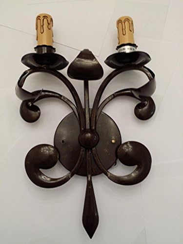 Tuscany Wrought Iron Wall Light Fixture by Illuminating Experiences