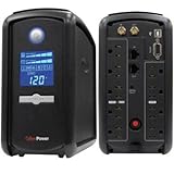 CyberPower CP1000AVRLCD 9-Outlet Intelligent LCD UPS (1000VA/600W)