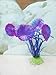 Umiwe(TM) Decoration Lifelike Purple Plastic Simulated Sea Plants/Marine Plants/Flora for Aquarium Fish Tank With Umiwe Accessory Peeler
