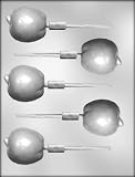 CK Products 2-Inch Apple Sucker Chocolate Mold