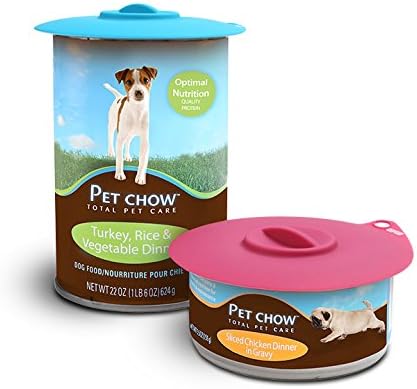 Popware for Pets Flexible Suction Lids, Small, Pink