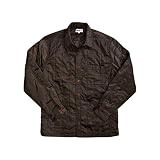 W/O QUILTED SHIRT JACKET BROWN L