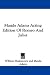 Maude Adams Acting Edition Of Romeo And Juliet
