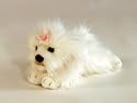 30cm MITZI MALTESE DOG CUDDLY SOFT TOY