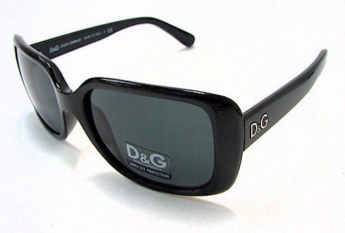 DOLCE & GABBANA D&G 8067 Sunglasses Black 501/87 Shades