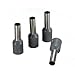 Ketofa 100Pcs Wire Copper Crimp Connector Insulated Ferrule Pin Cord End Terminal AWG12