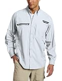 Columbia Men's Airgill Chill Long Sleeve Shirt (Small, White)