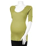 Michael Stars Maternity Elbow Sleeve V-Neck Henley