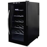 NewAir AW180E Thermoelectric 18 Bottle Wine Cooler With Touch Screen