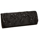 La Regale Large Sequin Bead Clutch