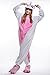 Sunrise Unisex Unicorn Onesie Costume Kigurumi Pajamas (Small, Pink)