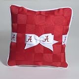 Alabama Crimson Tide Team Colored Bow Pillow