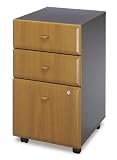 Series A: 3-Drawer File Cabinet- Natural Cherry