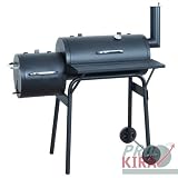 Barbecue BBQ Smoker im Western Style - Gartengrill - Räuchern & Grillen ohne Krebsgefahr - TÜV/GS