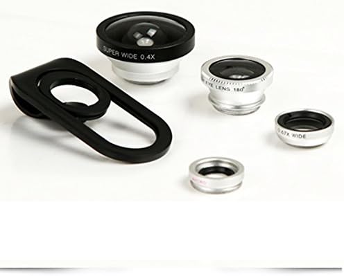 Megedream Universal Professional HD Mobile Phones Camera Lens 2 in 1 Macro Lens CPL Lens Camera Lens Kit Super Wide Angle Lens Digital SLR Pro Lens Kit for Android IOS Samsung iPhone Tablet