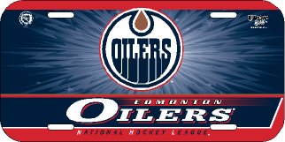 NHL Edmonton Oilers License Plate