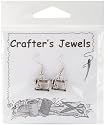 Charming Accents French Wire Earrings-Sewing Machine