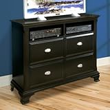 Vaughan Chelsea Ebony Media Dresser Dresser Chest - 865-13