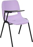 Lavender Tablet Arm Chair Desk with Right Side Tablet [RUT-EO1-LV-RTAB-GG]