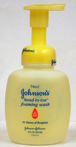 Johnsons Head-to-toe Foaming Wash of 3)