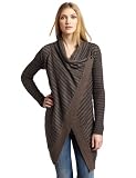 Splendid Women's Waffle Stripe Long Sleeve Wrap