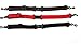 All In One 3pcs Mixed Color Adjustable Elastic Sport Strap Safety Eyeglasses Retainer: Black, Brown, Red