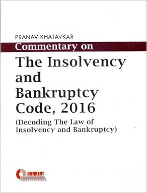 The Insolvency and Bankruptcy Code 2016