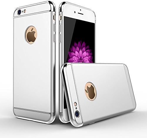 SANHEZHONG Luxury Ultra-thin Shockproof Armor Back Case Cover for Apple iPhone 6 6S Plus Silver