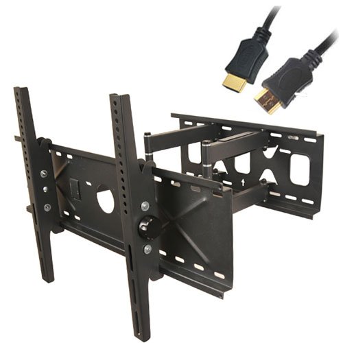 VideoSecu Mount Articulating Dual Arm TV Wall Mount Fits Panasonic TC