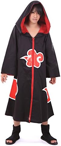 WS_COS Naruto Shippuden Deidara Kisame Sasori Pain Akatsuki Member Cloak XS