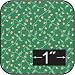 French Springtime Green Cotton Fabric -for Dollhouse Miniatures