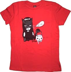 Emily the Strange juniors women's shirt tee Trick Red