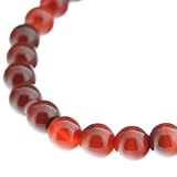 天然石カーネリアン(紅玉髄)６mm玉ブレスレット【パワーストーン】重ね着けにも◎
