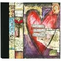 C.R. Gibson 9-Inch Lisa Kaus Photo Journal Album, Whole Hearts