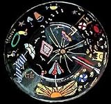Beach Party Design - Hand Painted - Dinner/Display Plate - 10 inch diameter Beach Party Design - Hand Painted - Dinner/Display Plate - 10 in