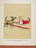 BABY RATTLE DOG HOUND PUPPY PET ANIMAL FRIEND OLD PRINT