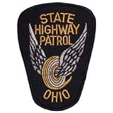 USA Emergency Services Embroidered Iron on Patch - 50 State Police Collection - Ohio State Highway Patrol Applique