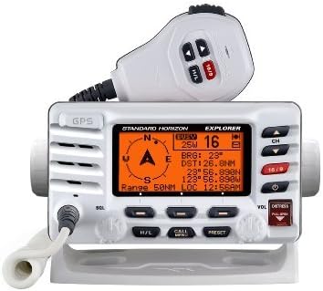 GX1700W Standard Explorer GPS White Class D 25 Watt VHF by Yaesu USA Inc