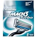 8 St�ck GILLETTE Mach 3 TURBO Rasierklingen Mach3 NEU